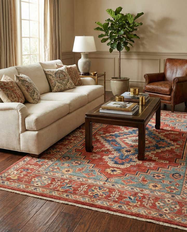 5' 3 x 6' 8 Hand Knotted Ariana Ziegler Rug