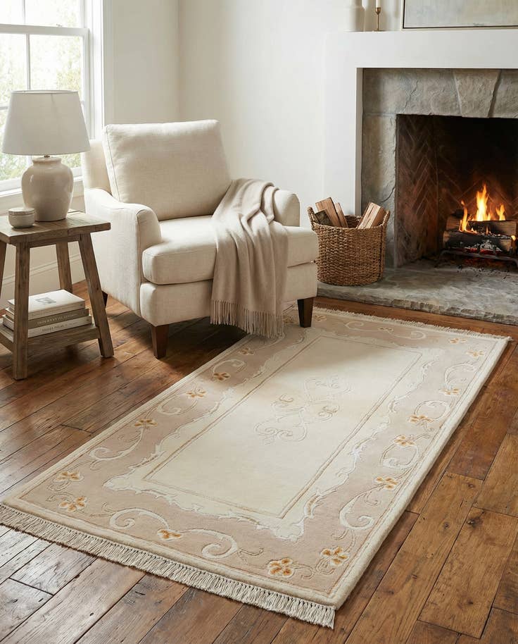 Detail image of 2' 8 x 5' Hand Knotted Darya Rug