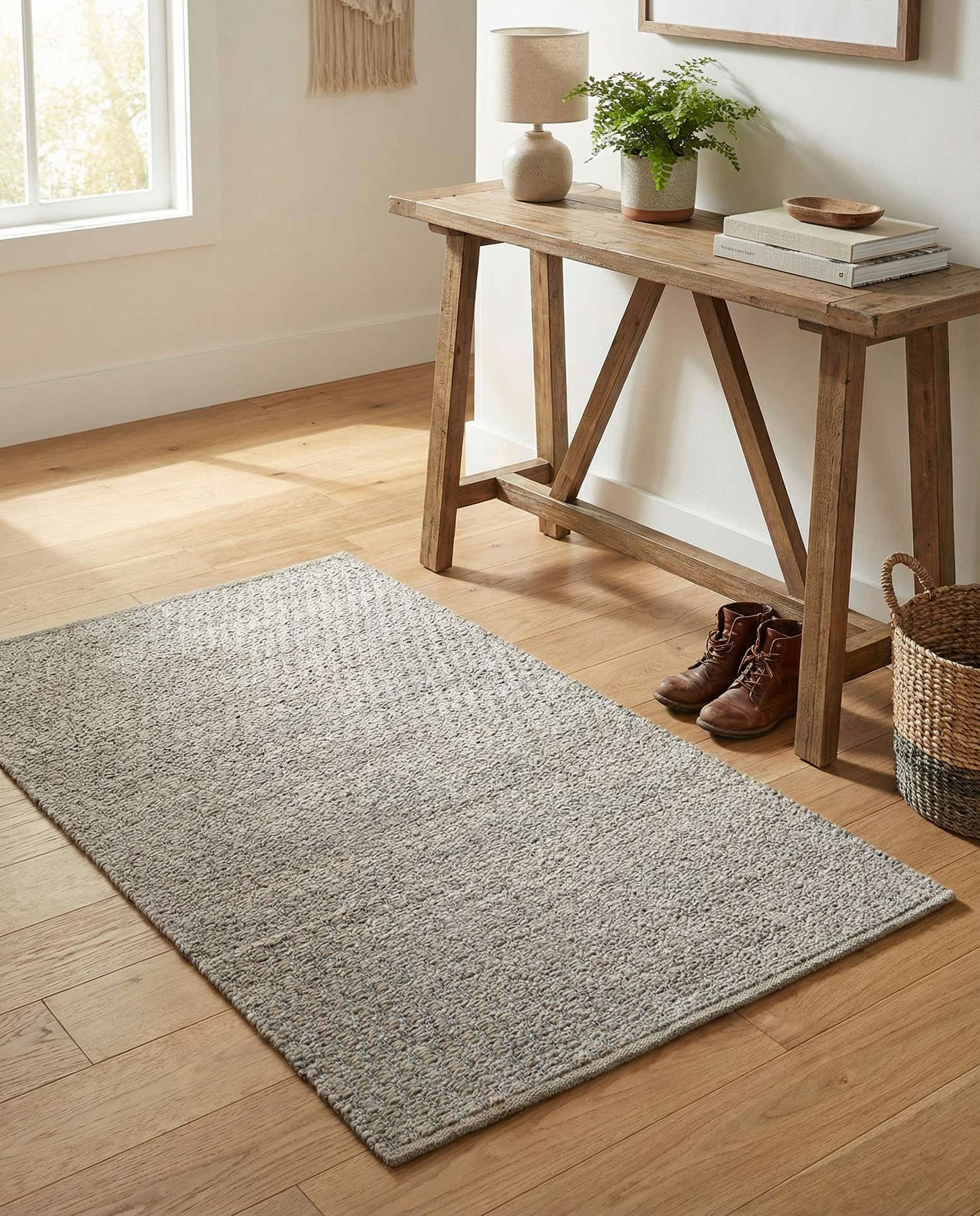 3' 3 x 5' 3 Hand Woven Lattice Wool Rug