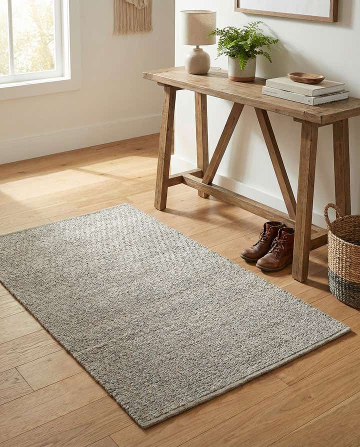 3' 3 x 5' 3 Hand Woven Lattice Wool Rug