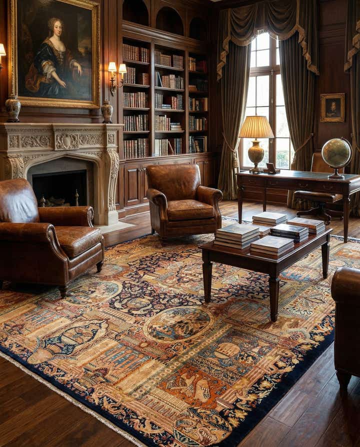 9' 9 x 13' 7 Kashmar Wool Rug