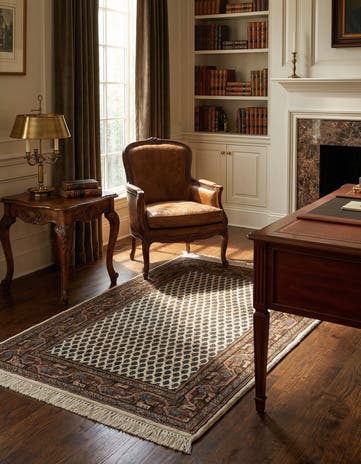 2' 11 x 5' 1 Hand Knotted Mir Wool Rug