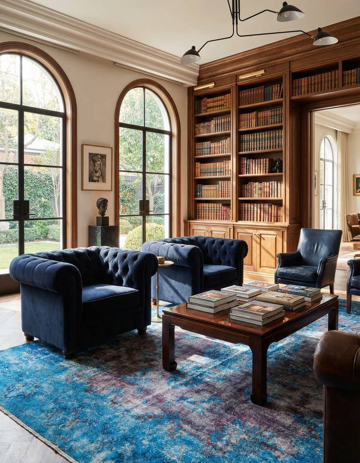 Detail image of 9' 7 x 12' 11 Vintage Royal Wool Rug