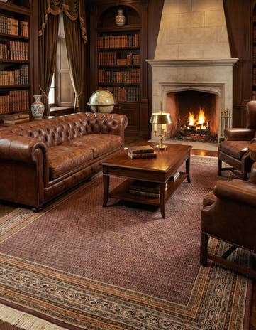 8' 2 x 11' 2 Hand Knotted Mir Oriental Wool Rug