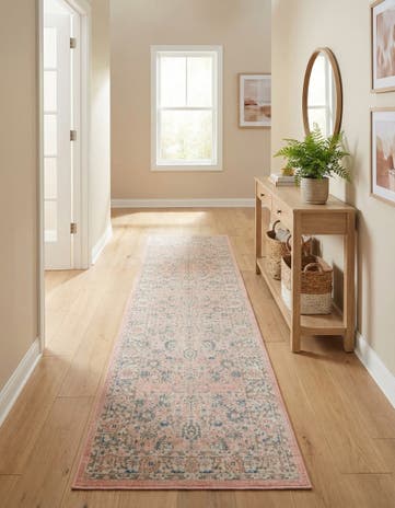Powder Pink Whitney Runner Rug