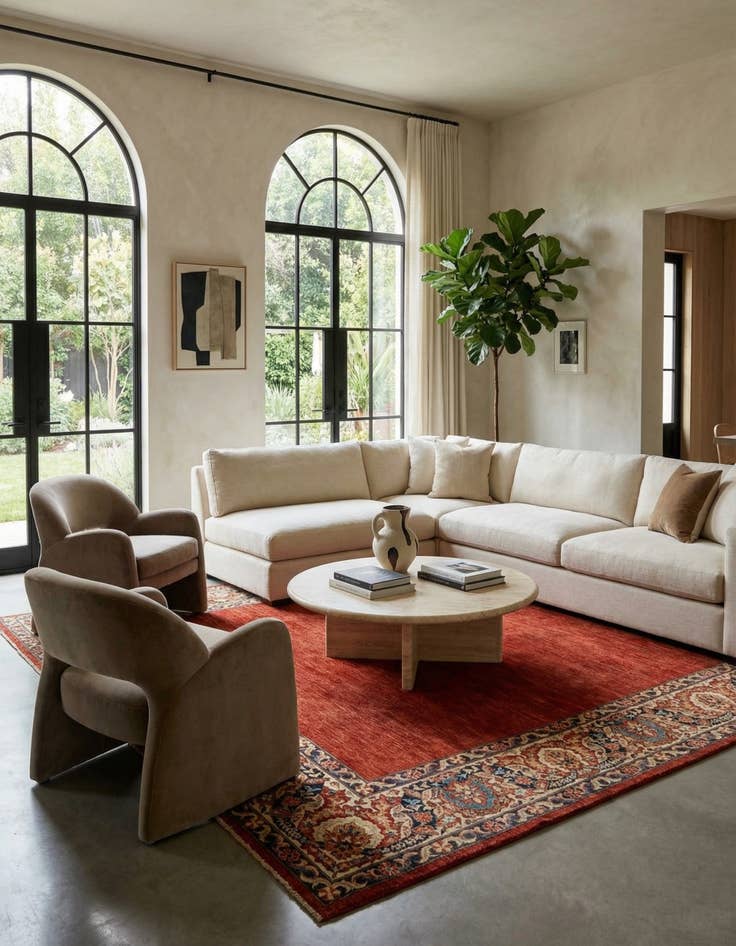 Detail image of  8' 1 x 11' 1 Ziegler Wool Rug