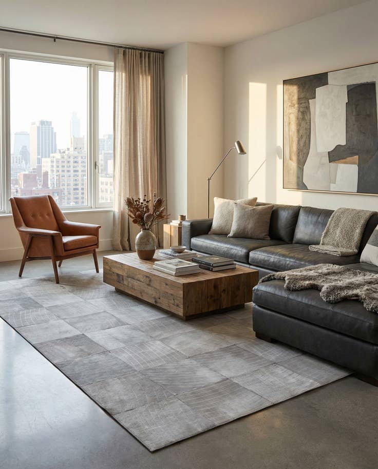 Detail image of 5' x 8' Cowhide Rug