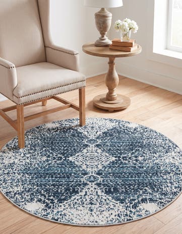 3' 3 x 3' 3 Kamala Washable Round Rug
