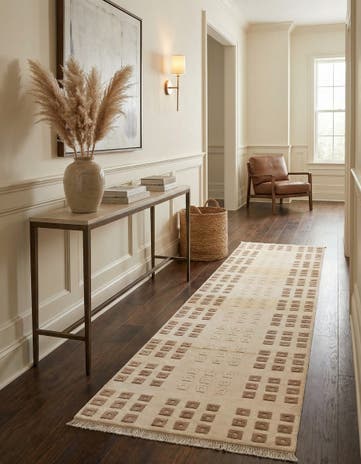 2' 7 x 9' 9 Hand Knotted Darya Wool Runner Rug