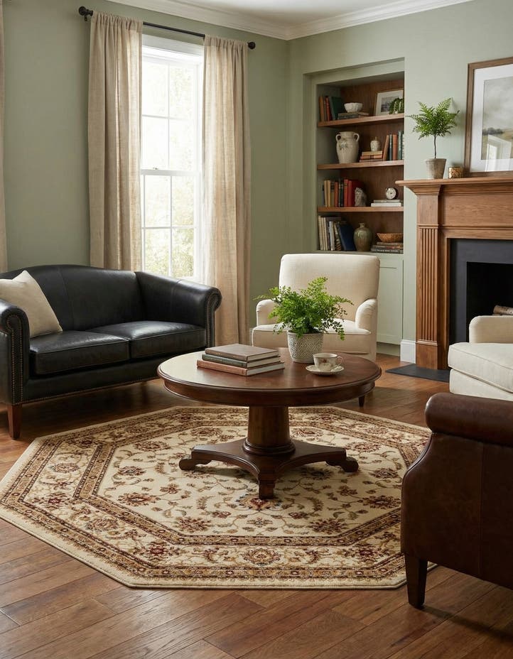 7' 10 x 7' 10 Aditi Octagon Rug