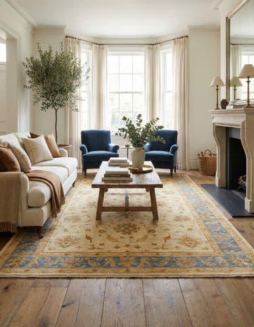 5' 7 x 7' 9 Ziegler Wool Rug
