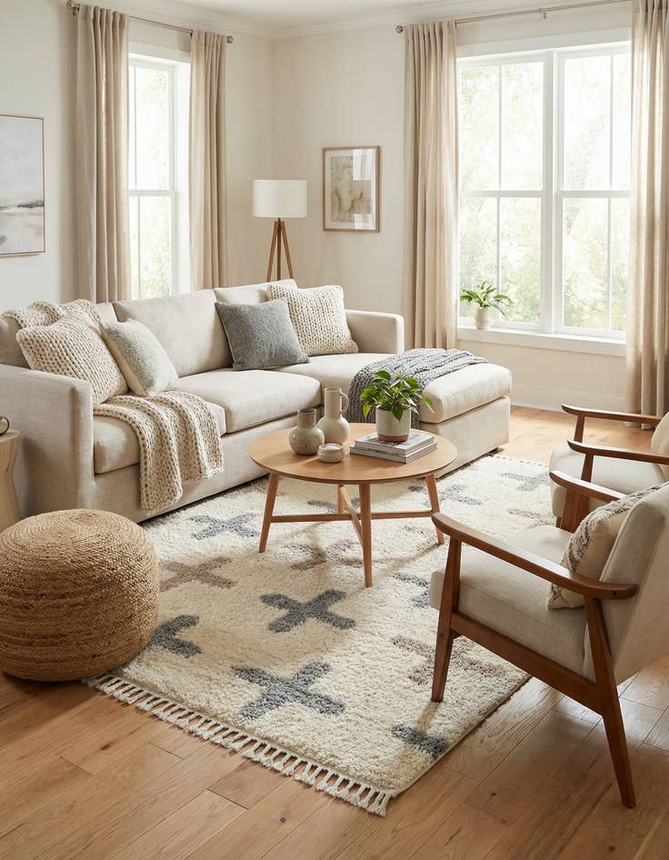 Detail image of 9' x 12' 2 Lagom Shag Rug