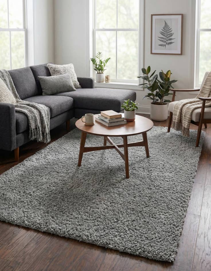 Detail image of 6' x 9' Zermatt Shag Rug