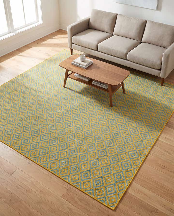 7' 10 x 7' 10 Easy-Clean Jill Zarin Costa Rica Indoor / Outdoor Square Rug