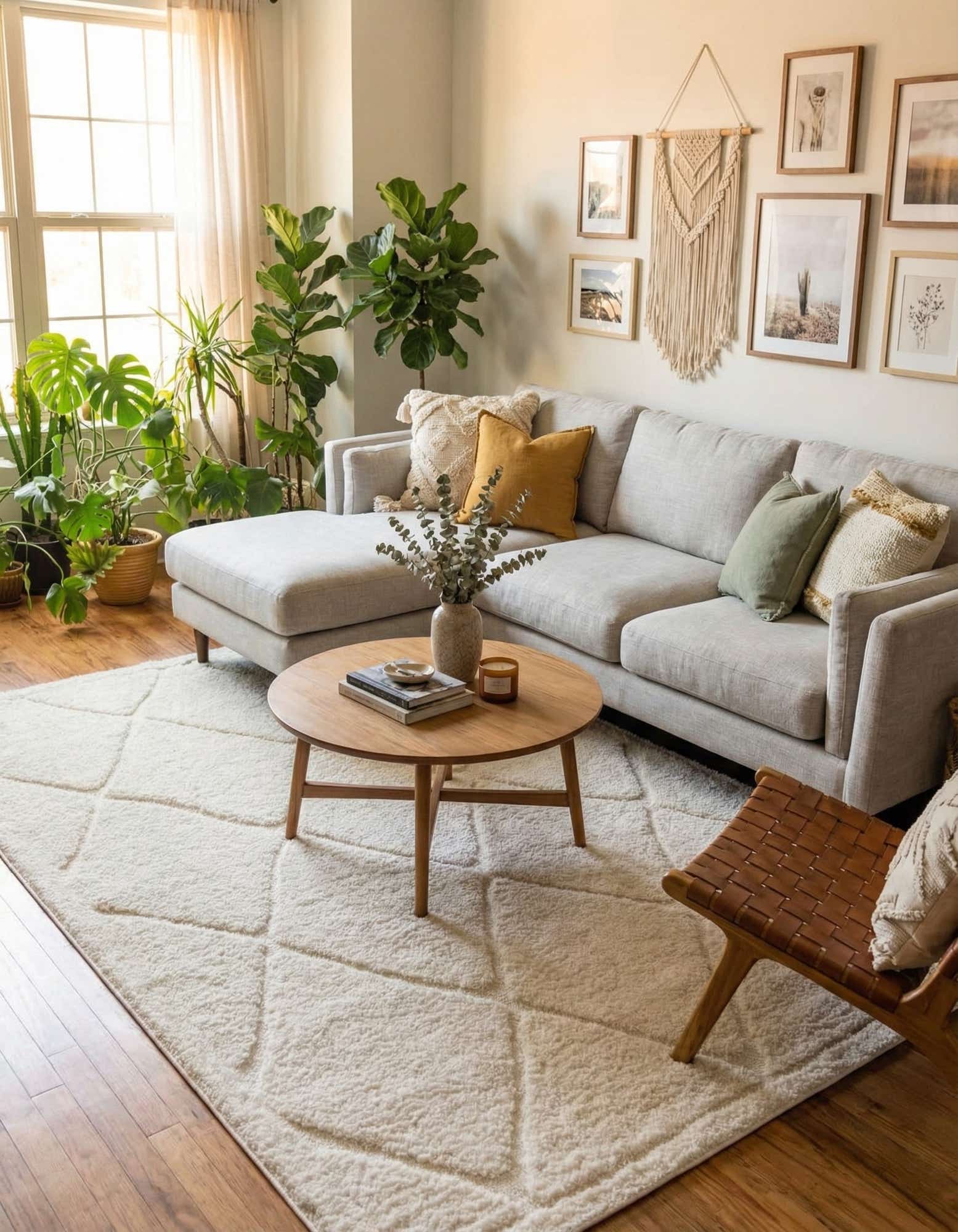 7' x 10' Trellis Shag Rug