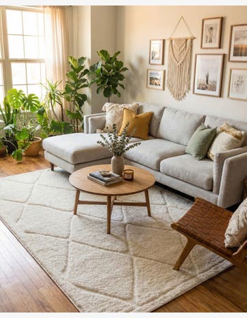 7' x 10' Trellis Shag Rug