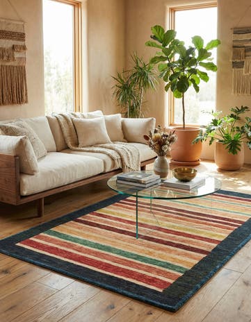 4' x 6' Hand Knotted Modern Ziegler Rug