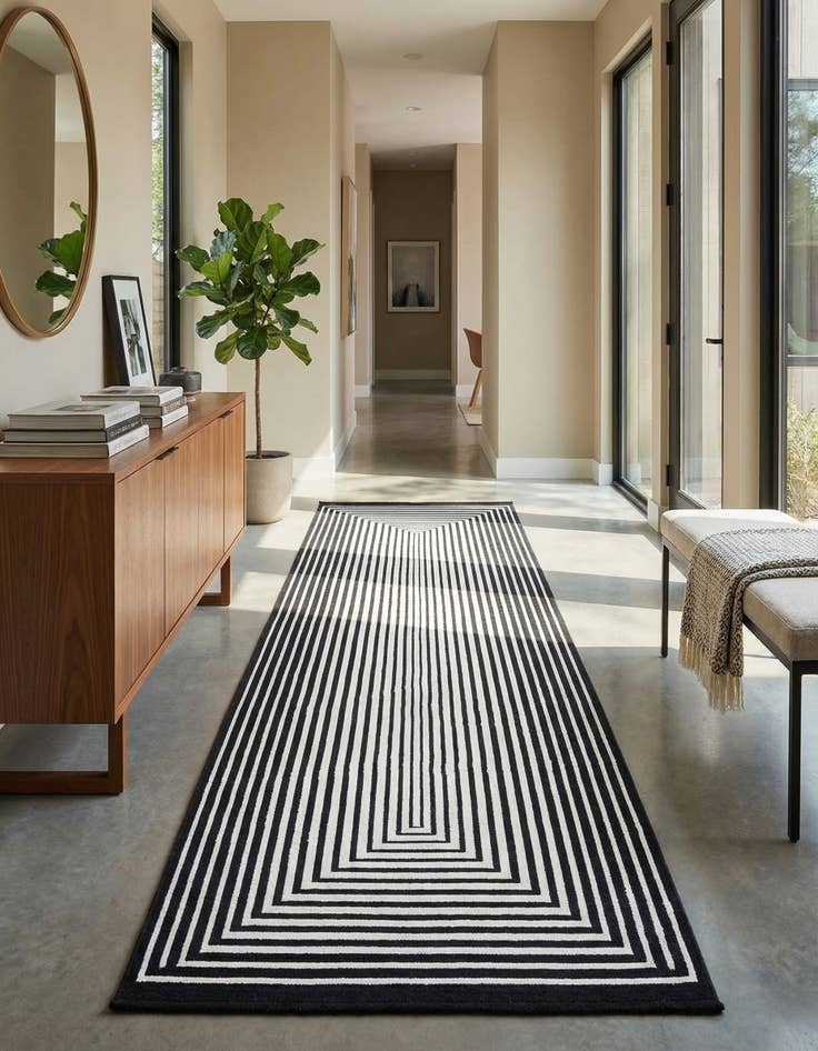 Detail image of 2' 7 x 12' Milano Runner Rug