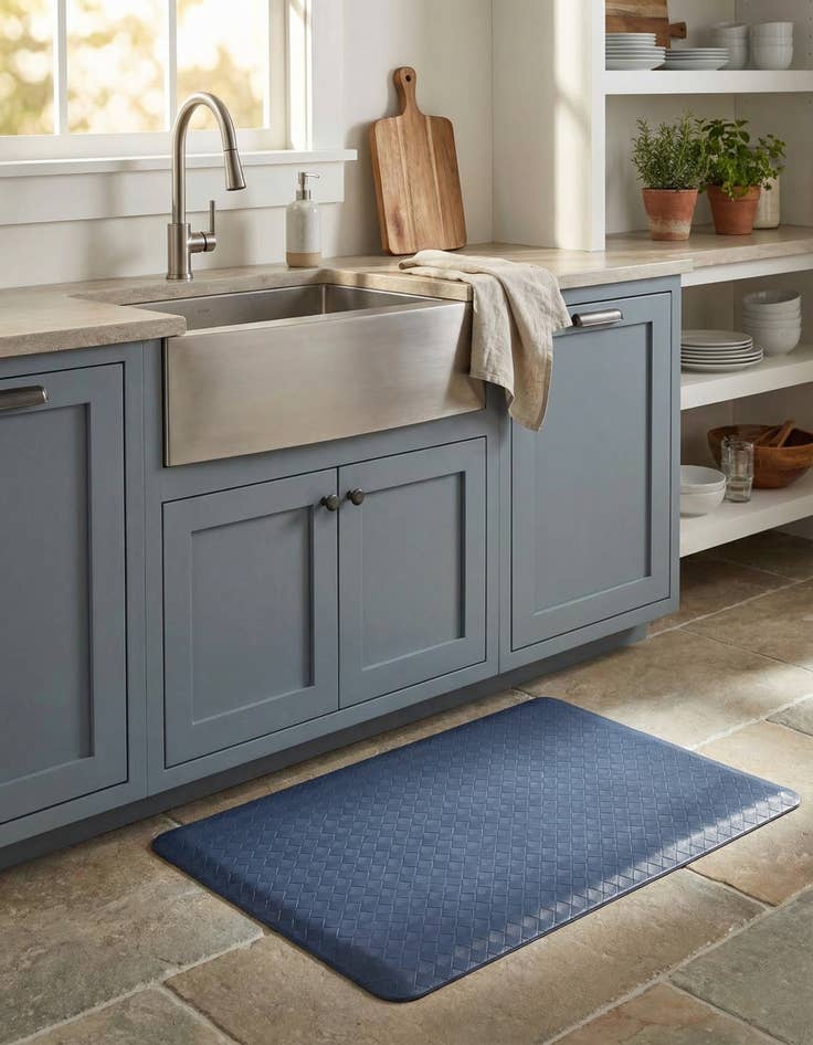 Detail image of  2' x 5' Solid Anti-Fatigue Comfort Mat