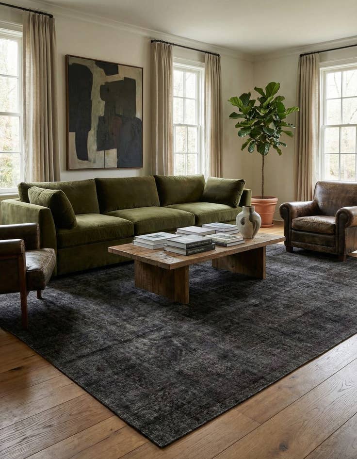 Detail image of 9' 4 x 12' 8  Hand Knotted Ultra Vintage Persian Wool Rug