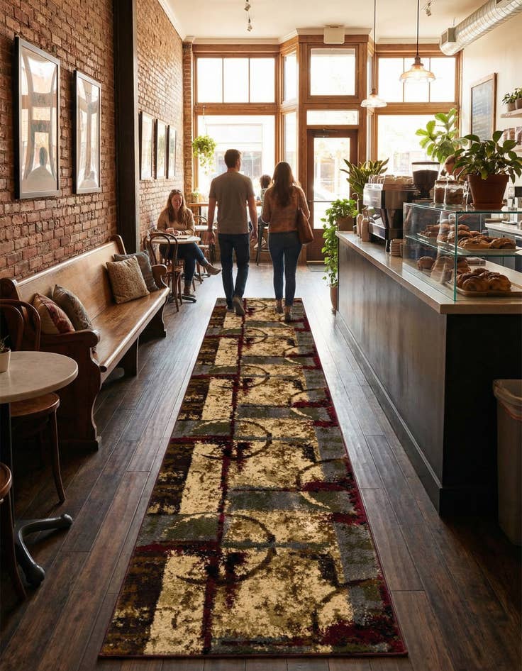 Detail image of  2' 7 x 16' Cafe Runner Rug