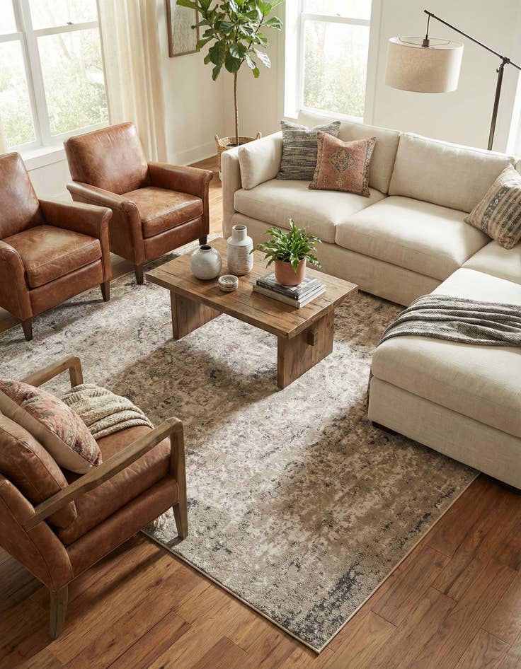 Detail image of 10' x 10' Oregon Square Rug