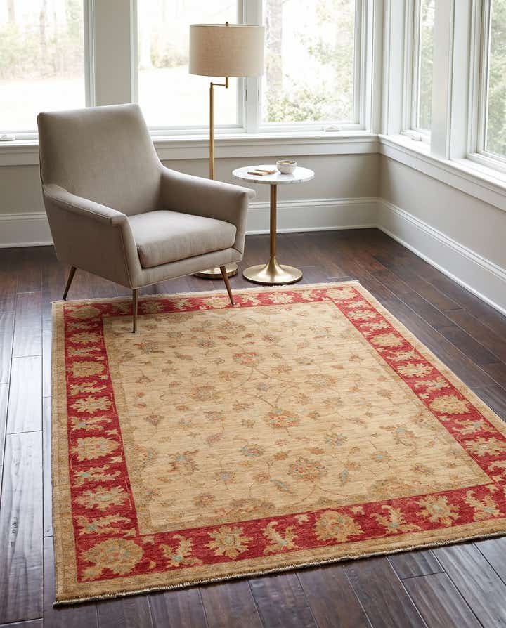 4' 11 x 6' 6 Ziegler Wool Rug