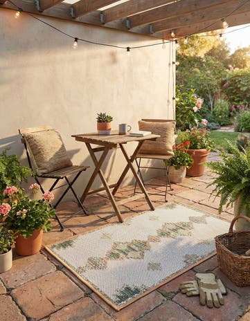 2' x 3' Easy-Clean Baja Indoor / Outdoor Rug