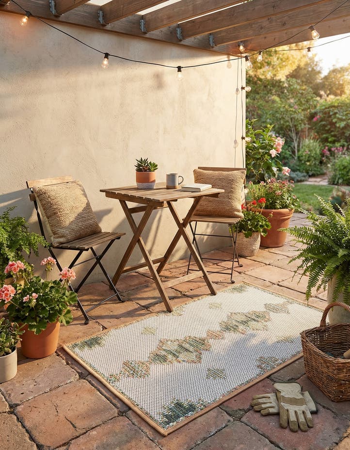 2' x 3' Easy-Clean Baja Indoor / Outdoor Rug
