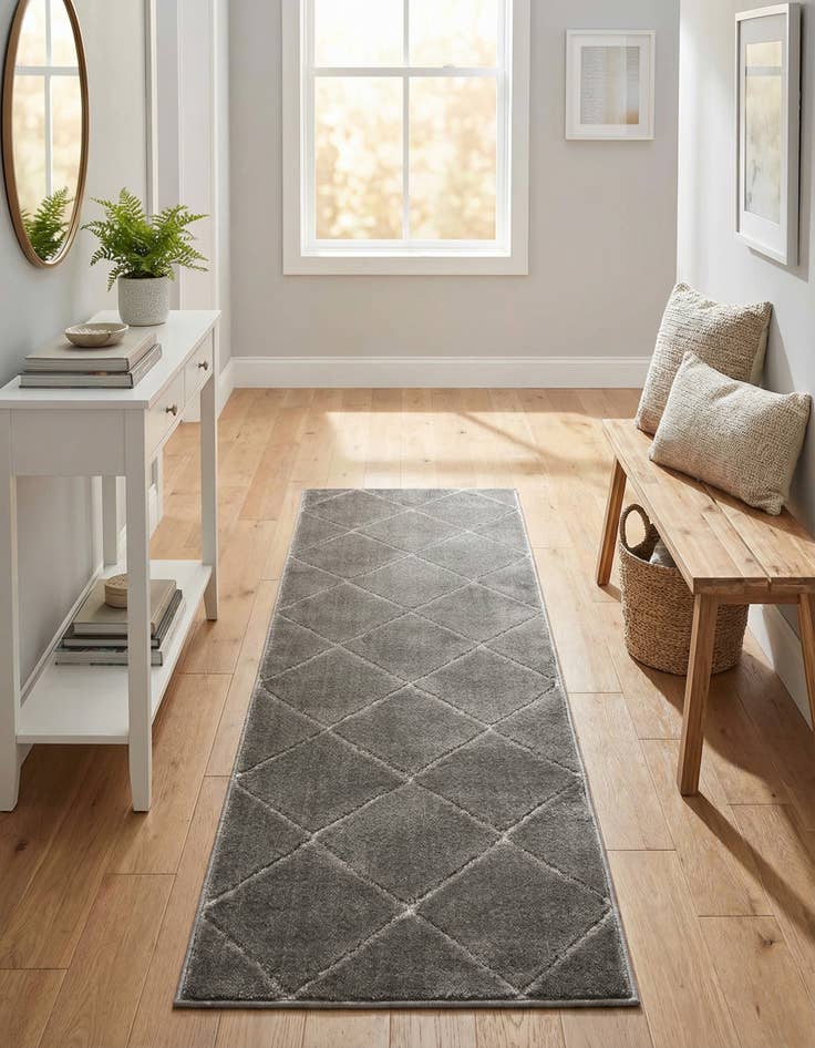 Detail image of 2' x 6' Vogue Geo Runner Rug
