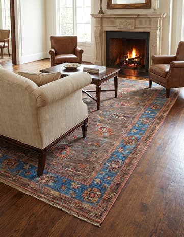 5' 9 x 8' 2 Hand Knotted Ariana Ziegler Rug