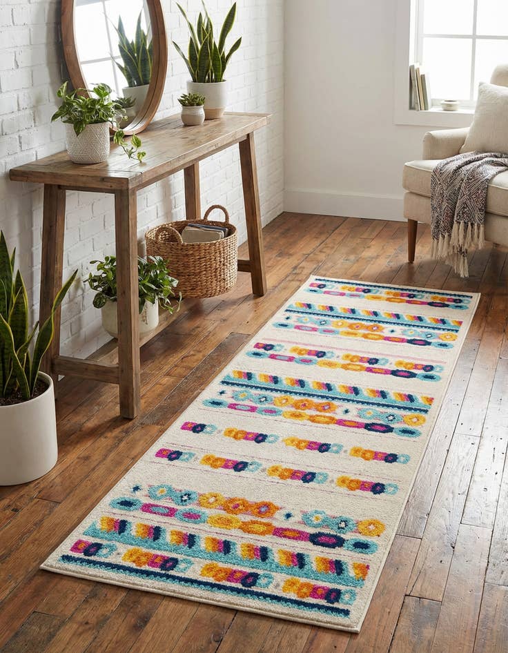 Detail image of 2' x 6' Easy-Clean Aruba Indoor / Outdoor Runner Rug