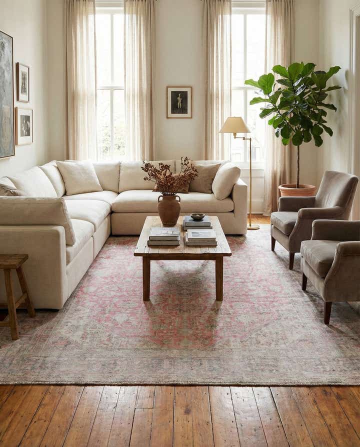 8' x 11' 1 Hand Knotted Ultra Vintage Persian Wool Rug