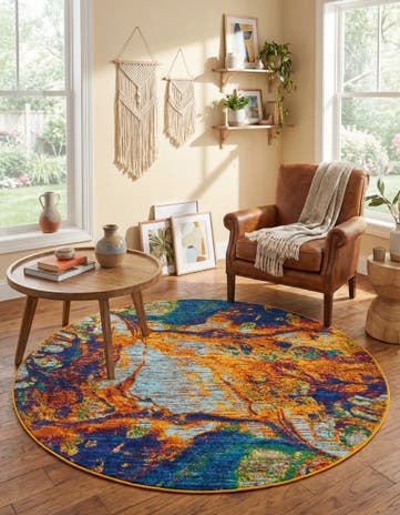 6' x 6' Calypso Round Rug
