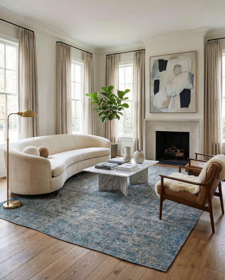 9' 2 x 11' 9 Hand Knotted Ultra Vintage Persian Wool Rug