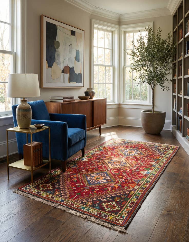 Detail image of 2' 9 x 5' 4 Ghashghai Rug