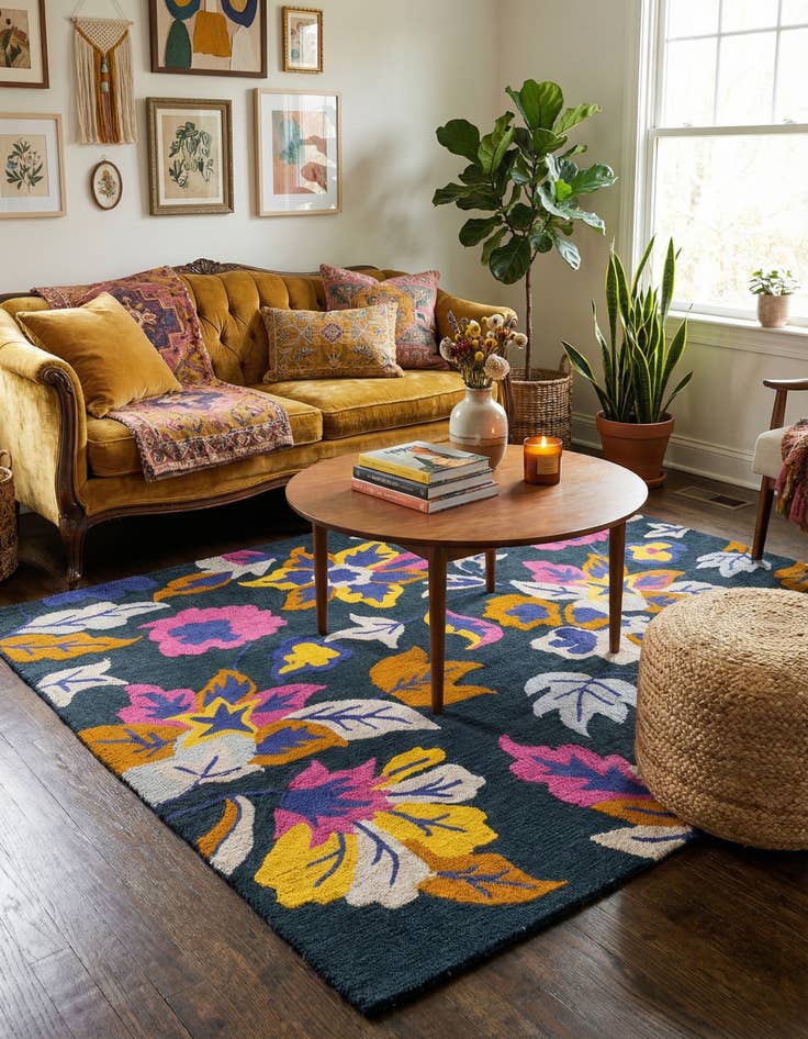 Detail image of 4' x 6' Agra Rug