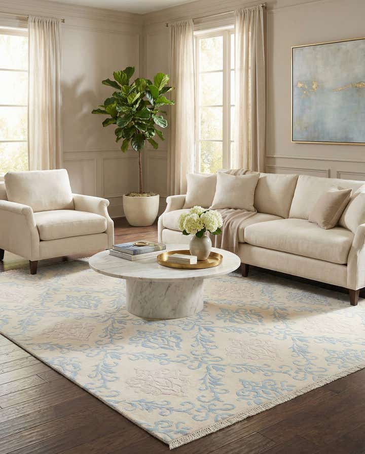 5' 7 x 7' 10 Hand Knotted Darya Rug