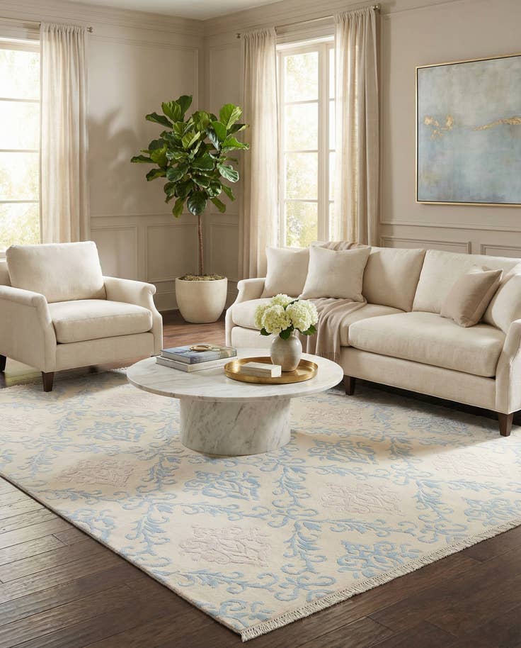 Detail image of 5' 7 x 7' 10 Hand Knotted Darya Rug