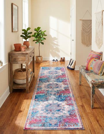 2' x 8' Washable Francesca Runner Rug