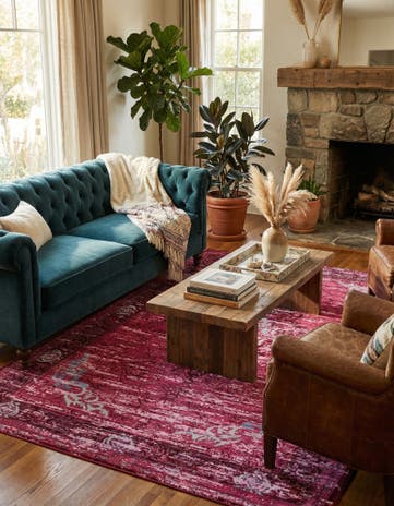 6' 2 x 8' 9 Fleur Rug