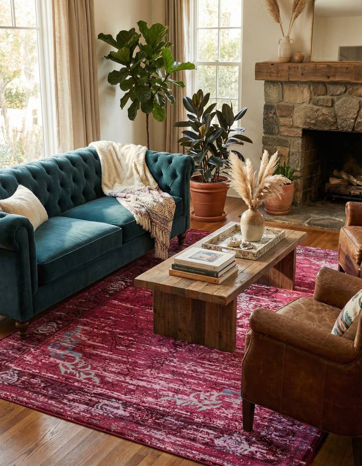 Detail image of 6' 2 x 8' 9 Palazzo Rug