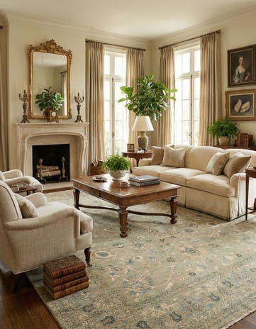 8' 1 x 9' 8 Ziegler Rug