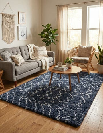 5' x 8' Moroccan Shag Rug
