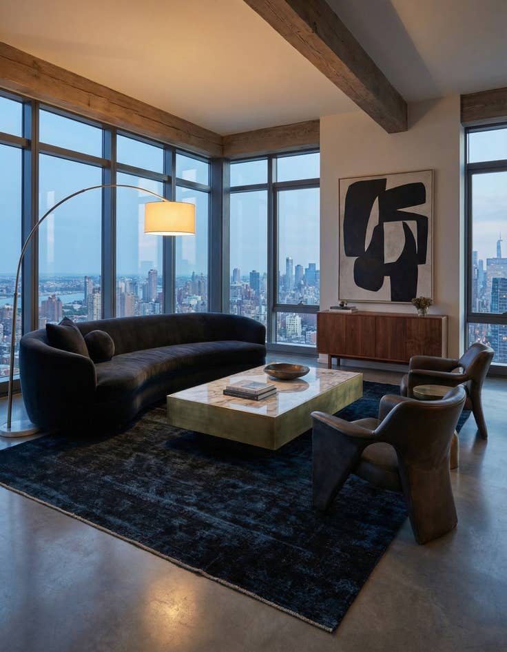 Detail image of 9' 8 x 12' 6  Hand Knotted Ultra Vintage Persian Wool Rug