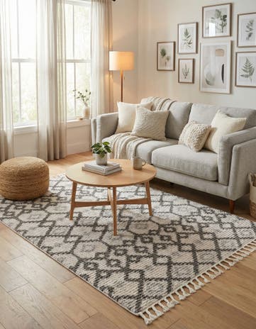 5' 3 x 7' 8 Athena Shag Rug
