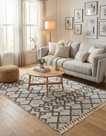 5' 3 x 7' 8 Athena Shag Rug
