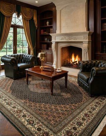 6' 6 x 8' 4 Tabriz Mahi Rug