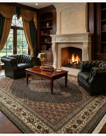 6' 6 x 8' 4 Tabriz Mahi Rug