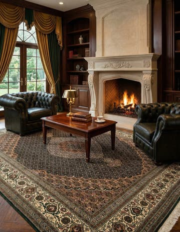 6' 6 x 8' 4 Tabriz Mahi Rug